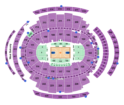 Madison Square Garden Jimmy V Classic Seating Chart